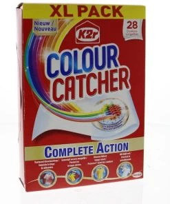 K2r Colour Catcher - Anti Kleurdoorloopdoekjes - Kleurbeschermer - 28 Stuks -Huishoudelijke Schoonmaak 1002x1200