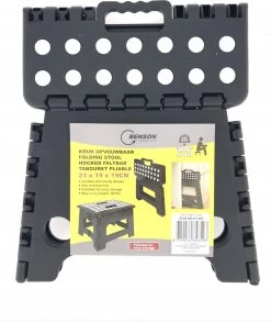 Opvouwbare Kruk - Keukentrap - Zwart -Huishoudelijke Schoonmaak 1010x1200