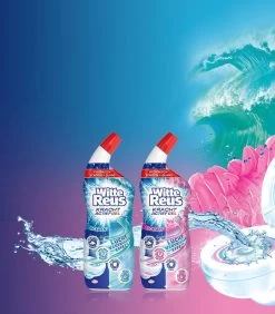 Witte Reus Toiletreiniger - Kracht Actief Gel Oceaan - Voordeelverpakking 10 X 700ml -Huishoudelijke Schoonmaak 1052x1200