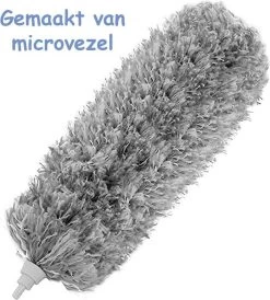Fain® Plumeau Met Telescoopsteel – Grijs – 80 Tot 240 Cm - Uitschuifbaar – Wasbaar - Flexibel 360° Draaibaar – Duster - Microvezel Ragebol -Huishoudelijke Schoonmaak 1082x1200 1