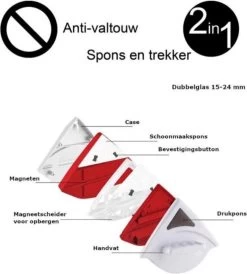 Borvat® | Magnetische Raamwisser | Ruitenreiniger -Huishoudelijke Schoonmaak 1082x1200 4
