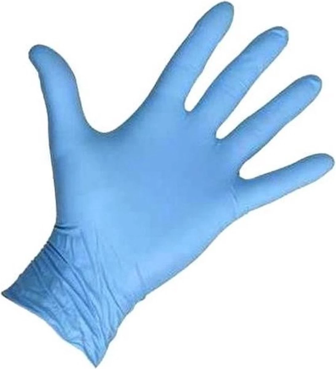 100x Nitril (Nitrile) Wegwerp Handschoenen - Blauw - Latex Vrij - Ongepoederd - Maat L 4 100x Nitril (Nitrile) Wegwerp Handschoenen - Blauw - Latex Vrij - Ongepoederd - Maat L - Afbeelding 4