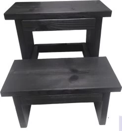 KEUKENTRAPJE-STEIGERHOUT-ZWART