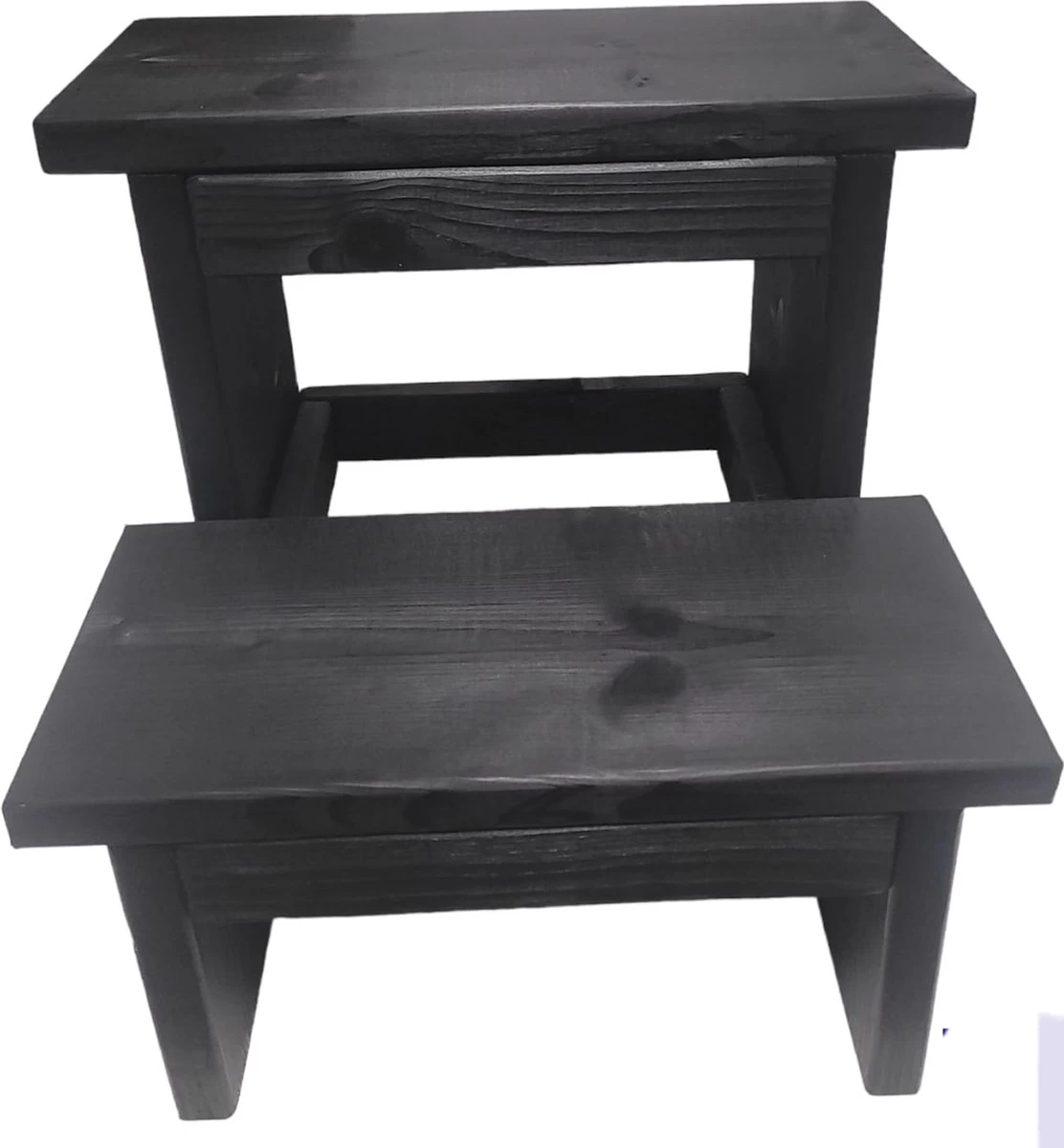 KEUKENTRAPJE-STEIGERHOUT-ZWART 1 KEUKENTRAPJE-STEIGERHOUT-ZWART