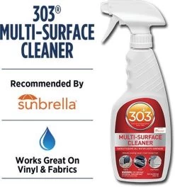 303® Multi-Surface Cleaner - 946 Ml | Veilig Voor Alle Soorten Bekleding En Vinyl. Vlekken Verdwijnen Binnen Enkele Minuten En Verkleurde Oppervlakken Komen Weer Tot Leven. -Huishoudelijke Schoonmaak 1121x1200 2