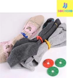 Sokhero - Sokken Waszak Cadeau - Wassen Sok Organiser - Wasmachine Sock Clips Wasnet - Ideale Praktische Knijpers Waslijn - Drogen Huishouden Wasknijpers - (15 Stuks 5 Kleuren Voor Sokken) -Huishoudelijke Schoonmaak 1123x1200