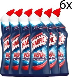 Harpic WC-reiniger Gel 100% Ontkalker- 750ml X6
