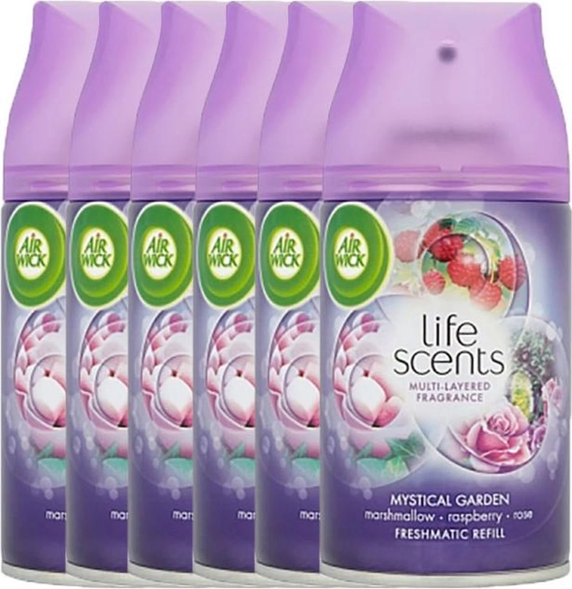 Airwick Freshmatic Max Navulling – Mystical Garden - 6 Stuks 1 Airwick Freshmatic Max Navulling – Mystical Garden - 6 Stuks