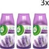Air Wick Freshmatic Automatische Spray Luchtverfrisser - Paarse Lavendel Navulling - 3 Stuks - Voordeelverpakking