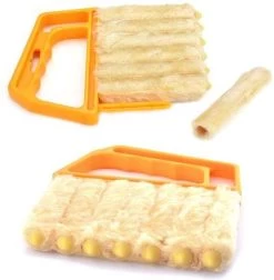 Merkloos 2 Stuks Luxaflex Reiniger - Lamellen Borstel - Stof Verwijderaar - Jaloezie Stoffer - Stofvrij -Huishoudelijke Schoonmaak 1174x1200 1