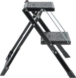 Huishoudtrap Opstapje Handy Zwart 2 Treden -Huishoudelijke Schoonmaak 1182x1200 1