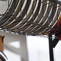 Afdruiprek Droger Zwart Voor Bestek Boven De Gootsteen 65 Cm X 29 Cm X 52 Cm -Huishoudelijke Schoonmaak 1195x1200 2