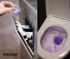 PROSIN® Toiletblokjes Inbouwreservoir - WC Discs - Lavendel - WC Blokjes - Toiletblokjes - Toiletblokken - Toiletblokjes Geberit - Stortbakblokjes Toilet - WC Blokjes Voordeelverpakking - WC Blokjes Inbouwreservoir - Toiletblok - Paars Water -Huishoudelijke Schoonmaak 1200x1006 1