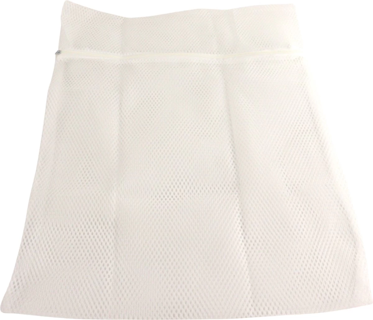 Orange85 Waszakken - 2 Stuks - Ritssluiting - Wit - 50x40 Cm - Polyester 4 Orange85 Waszakken - 2 Stuks - Ritssluiting - Wit - 50x40 Cm - Polyester - Afbeelding 4