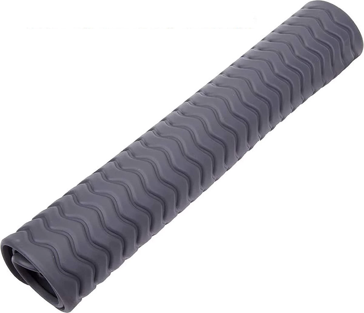 Merkloos Afdruipmat - Pannenonderzetter- Siliconen Mat - Zwart - 30 X 40 CM - Met Ophanggat - Hittebestendig 3 Merkloos Afdruipmat - Pannenonderzetter- Siliconen Mat - Zwart - 30 X 40 CM - Met Ophanggat - Hittebestendig - Afbeelding 3