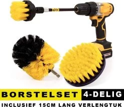 Professionele 4 Delige Borstelset Voor De Boormachine Incl. Verlengstuk, Deze Schoonmaak Schuurborstel Elektrisch Opzetborstel Schrobborstel Set Is Geschikt Als Schrobber Voor Badkamer, Auto, Keuken En Tuin 13 Professionele 4 Delige Borstelset Voor De Boormachine Incl. Verlengstuk, Deze Schoonmaak Schuurborstel Elektrisch Opzetborstel Schrobborstel Set Is Geschikt Als Schrobber Voor Badkamer, Auto, Keuken En Tuin -Huishoudelijke Schoonmaak 1200x1034 1