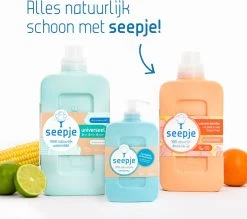 Seepje Afwaszeep Pakket Met Magneet - Natuurlijke Ingredienten - 0% Plastic - 3 X 120 Gram -Huishoudelijke Schoonmaak 1200x1063 2