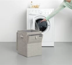 Brabantia Wasmand Met Deksel - Stapelbaar - 35 L - Grey -Huishoudelijke Schoonmaak 1200x1078 1