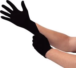 Handschoenen Wegwerp Nitril - Latex Vrij - Ongepoederd - Zwart - Maat XL - 100 Stuks -Huishoudelijke Schoonmaak 1200x1080 2