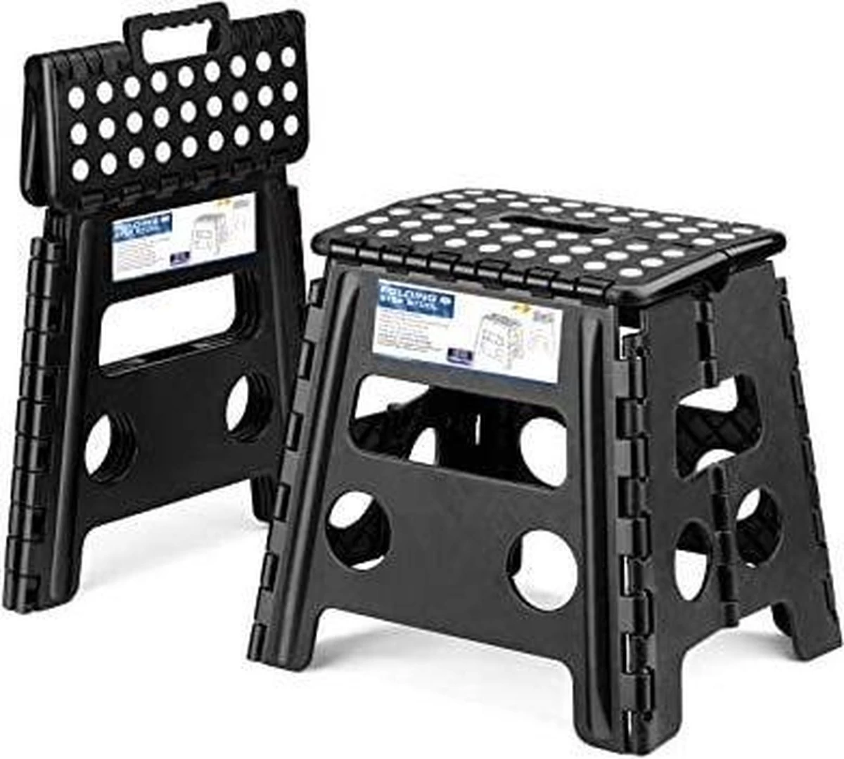 Buxibo - Kruk - Krukje - Keukentrap - Keukentrapje - Opvouwbaar Trapje - Keuken/Badkamer/Schuur Trapje - 29 X 24 X 40cm 13 Buxibo - Kruk - Krukje - Keukentrap - Keukentrapje - Opvouwbaar Trapje - Keuken/Badkamer/Schuur Trapje - 29 X 24 X 40cm - Afbeelding 13