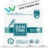 BAMTIME BamboeTissuepapier 4-laags Wc Papier - Wit Color Gebleekt 27 (3*9) Rollen