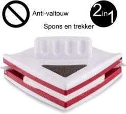 UP / Magnetische Raamwisser / Ruitenreiniger / Magnetische Glazenwasser / Glasreiniger Borstel / Ruitenwisser / Dubbele Magneet / Raamreiniger -Huishoudelijke Schoonmaak 1200x1087 5