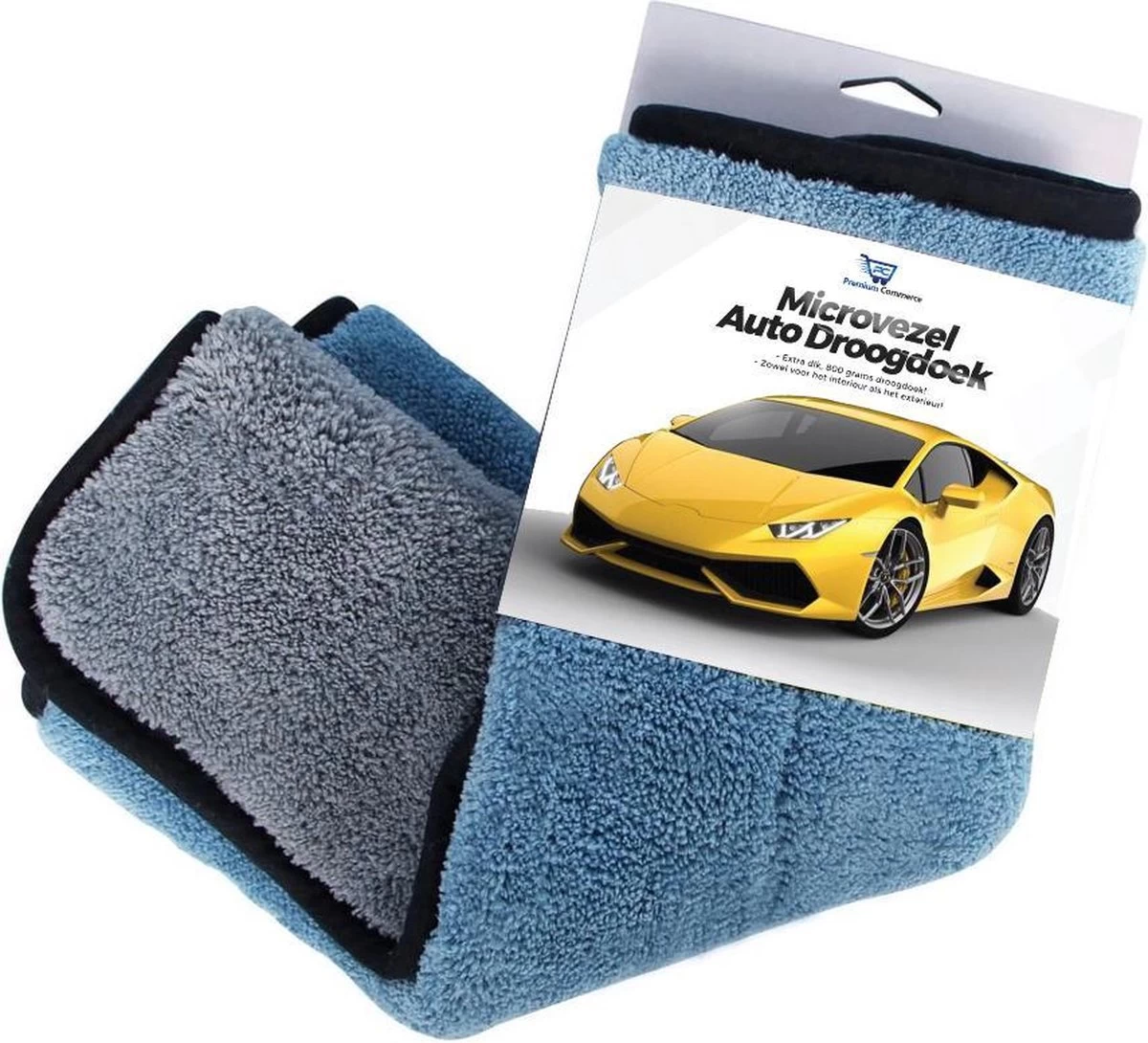 Droogdoek Auto - Watermagneet - Microvezel - Doek - 45 X 38 Cm - Blauw - Super Zacht! 1 Droogdoek Auto - Watermagneet - Microvezel - Doek - 45 X 38 Cm - Blauw - Super Zacht!
