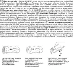 Scanpart Kookplaat Schraper - Schraapijzer - Radeermes - Voor Alle Glazen Kookplaten - Zoals Keramische Inductie En Halogeen Kookplaten - Kunststof - Vervangbaar Mesje - Krasvrij -Huishoudelijke Schoonmaak 1200x1097 2