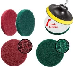 Borstelset Boormachine 25 Delig - Schuursponsjes- Schrobborstel – Boorborstel – Schuurborstel - Borstel Boormachine – Schoonmaakborstel – Reinigingsborstel – Tapijtreiniger - Borstelset -Huishoudelijke Schoonmaak 1200x1098 2