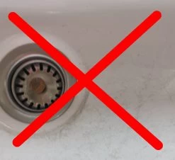 Merkloos Gootsteenmat - 40x30 Cm - Papillon Kiezels Grijs -Huishoudelijke Schoonmaak 1200x1100 1