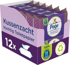 Page Vochtig Toiletpapier - 12 X 38 Stuks - Kussenzacht Vochtig Wc Papier - Voordeelverpakking 16 Page Vochtig Toiletpapier - 12 X 38 Stuks - Kussenzacht Vochtig Wc Papier - Voordeelverpakking -Huishoudelijke Schoonmaak 1200x1106 2