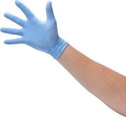 100x Nitril (Nitrile) Wegwerp Handschoenen - Blauw - Latex Vrij - Ongepoederd - Maat L 6 100x Nitril (Nitrile) Wegwerp Handschoenen - Blauw - Latex Vrij - Ongepoederd - Maat L -Huishoudelijke Schoonmaak 1200x1115 1