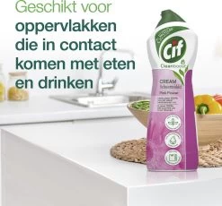 Cif CleanBoost Cream Pink Schuurmiddel - 8 X 750 Ml - Voordeelverpakking -Huishoudelijke Schoonmaak 1200x1118 3