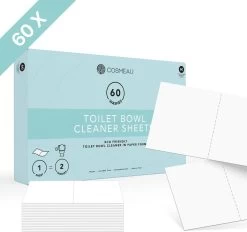 Cosmeau Toiletreiniger Sheets 60 Beurten Wasvellen Detergent Sheets Eco Toilet Strips - Cosmo Cosmea Kosmo