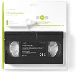 Nedis VHS-Reinigingscassette - 20 Ml - VHS-Koppen - Zwart -Huishoudelijke Schoonmaak 1200x1134 1