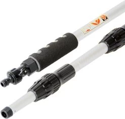 Zonnepanelen / Auto / Ramen Wassen Telescoopsteel Met Borstel Waterdoorlatende Wasborstel Met Telescopische Steel 4 Meter En Gardena Aansluiting / Wasborstel Met Uitschuifbare Telescoopsteel Met Waterdoorvoer -Huishoudelijke Schoonmaak 1200x1141