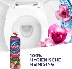 Glorix WC Powergel Toiletreiniger Pink Flower - 6 X 750 Ml - Voordeelverpakking -Huishoudelijke Schoonmaak 1200x1147 3