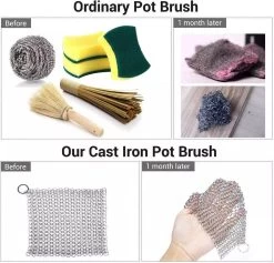 LOUZIR RVS Gietijzer Cleaner Voor Pannen - Metalen Borstel- Scrubmat- Zilver 18 LOUZIR RVS Gietijzer Cleaner Voor Pannen - Metalen Borstel- Scrubmat- Zilver -Huishoudelijke Schoonmaak 1200x1149 2