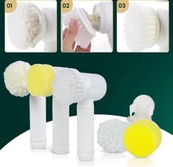 Apeiron Elektrische Schoonmaakborstel - Poetsmachine - Poliermachine - Schrobborstel - Handborstel - Werkborstel - Schrobber - Boorborstel - Wasborstel - Schoonmaakmiddelen - Reinigingsborstel - 3 Opzetstukken -Huishoudelijke Schoonmaak 1200x1155 1