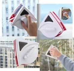 Merkloos Magnetische Raamwisser - Ruitenreiniger - Inclusief 24 Sponsjes + 4 Wissers + 4 Buttons -Huishoudelijke Schoonmaak 1200x1159 12