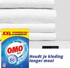 Omo Wit XXL Waspoeder 80 Wasbeurten 18 Omo Wit XXL Waspoeder 80 Wasbeurten -Huishoudelijke Schoonmaak 1200x1165