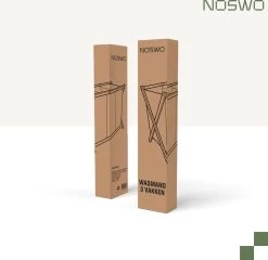 Noswo Wasmand Met 3 Vakken - Wassorteerder - Opvouwbaar - Wasbox - 143L - Bamboe -Huishoudelijke Schoonmaak 1200x1167 1