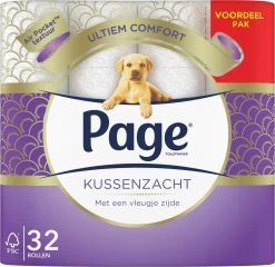 Page Toiletpapier - 32 Rollen - Kussenzacht Wc Papier (3-laags) - Voordeelverpakking -Huishoudelijke Schoonmaak 1200x1167 3