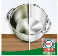 Dreft Platinum Plus All In One - Vaatwastabletten - Citroen - Voordeelverpakking 5 X 16 Stuks -Huishoudelijke Schoonmaak 1200x1173 2