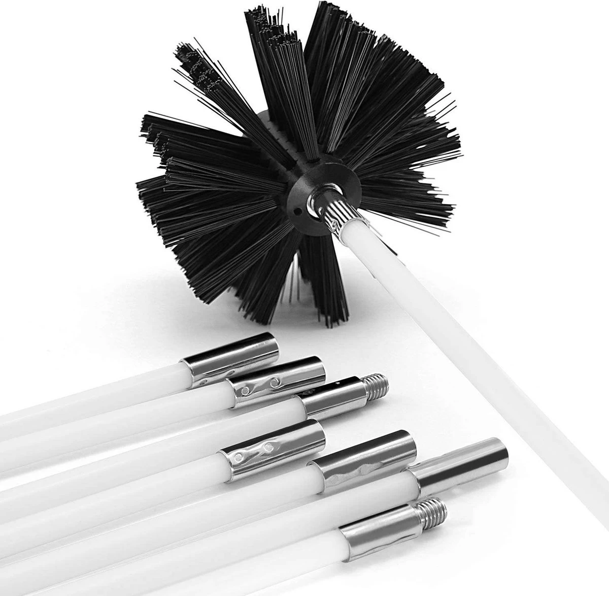 Kibani Schoorsteenborstel 9 Meter - Schoorsteenreiniger - Schoorsteenveger - Schoorsteenveegset - Schoorsteen Borstel - Veegkit - Borstelset Voor Boormachine - Boormachine 1 Kibani Schoorsteenborstel 9 Meter - Schoorsteenreiniger - Schoorsteenveger - Schoorsteenveegset - Schoorsteen Borstel - Veegkit - Borstelset Voor Boormachine - Boormachine