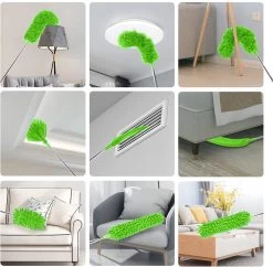 Strex Telescopische Plumeau Set Met Telescoopsteel - 60 Tot 140 Cm - Uitschuifbaar - Flexibel - Microvezel Ragebol - 5-Delige Schoonmaak Set -Huishoudelijke Schoonmaak 1200x1174 4