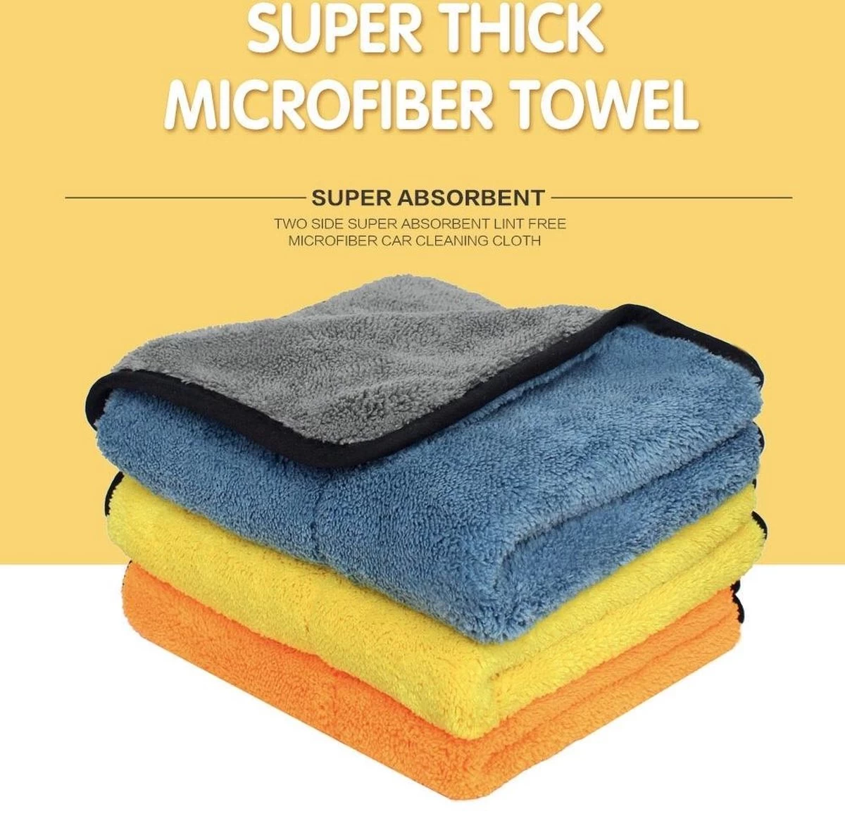 Droogdoek Auto - Watermagneet - Microvezel - Doek - 45 X 38 Cm - Blauw - Super Zacht! 5 Droogdoek Auto - Watermagneet - Microvezel - Doek - 45 X 38 Cm - Blauw - Super Zacht! - Afbeelding 5