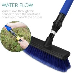 Navaris Telescopische Autowasborstel - Watergevoerde Wasborstel Voor Auto's En Ramen Met Uitschuifbare Lange Handgreep En Zachte Haren - Blauw -Huishoudelijke Schoonmaak 1200x1182 5