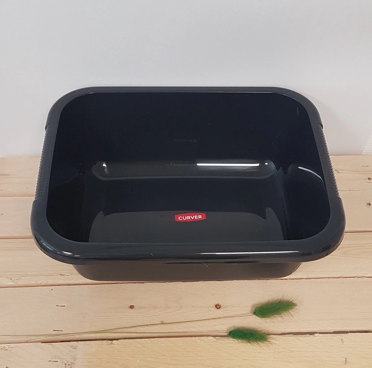 Curver Afwasbak Rechthoekig - 9 Liter - Antraciet 3 Curver Afwasbak Rechthoekig - 9 Liter - Antraciet - Afbeelding 3