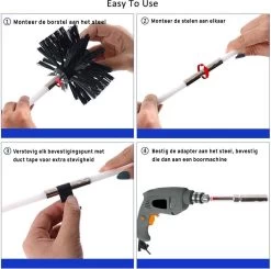 Kibani Schoorsteenborstel 9 Meter - Schoorsteenreiniger - Schoorsteenveger - Schoorsteenveegset - Schoorsteen Borstel - Veegkit - Borstelset Voor Boormachine - Boormachine 10 Kibani Schoorsteenborstel 9 Meter - Schoorsteenreiniger - Schoorsteenveger - Schoorsteenveegset - Schoorsteen Borstel - Veegkit - Borstelset Voor Boormachine - Boormachine -Huishoudelijke Schoonmaak 1200x1189 9